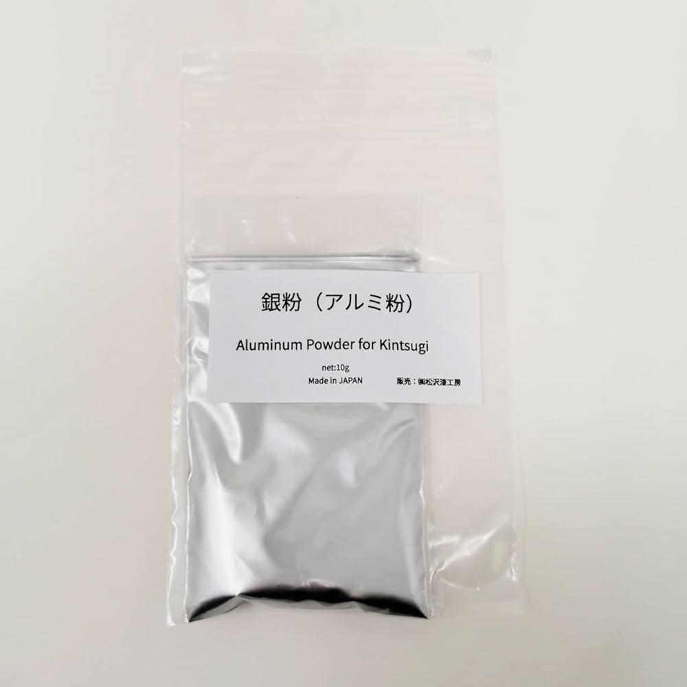 Amazon.co.jp: 銀粉（アルミ粉） 10g 日本産 漆専門店販売 金
